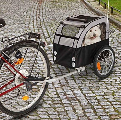 Light and Durable Dog Bike Trailer - Dirt and Water-Resistant - Ideal for Puppies, Old and Sick Small Dogs