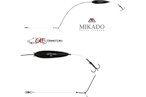 MIKADO CARP Mikado Set - Wels - Wurm Ready Rig mit Rassel 50G