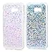Price comparison product image [2 Packs] A5 2017 Case, A5 2017 Cover, Bling Glitter Soft Gel Clear TPU Shell, Luxury Shinny Sparkle Transparent Silicone Case Back Cover for Samsung Galaxy A5 2017 - Silver + Light Purple