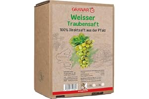 Granar vit druvsaft direktjuice från skålen, 2 x 5 l påse i låda