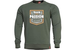 Pentagon Uomo Hawk Maglione Train Your Passion Camo Green