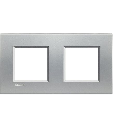 Lot De 2 Plaques Verticales Doubles Bticino Arnould Light KRISTALL Avec Grilles - Neuf