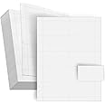 1000 Piece Blank Printable Business Cards 89 x 51 mm, Perforated Card Stock Paper for Inkjet and Laser Printers, 10 Cards Per Sheet (White)
