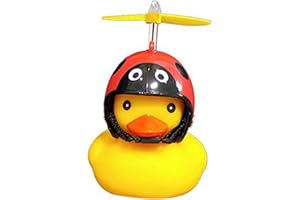 Huaxingda Children's Bicycle Bell Lights Bell Squeeze Horn Bicycle Bell Lovely Duck Bike Bell With LED Light, Rubber Duck Bicycle Accessories For Kids Adults Sport Outdoor