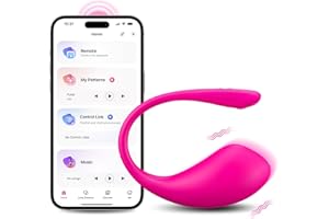 LOVENSE Lush 3 Vibrador con Control Remoto Bluetooth App, Vibrador a Distancia para Mujeres, Patrones de Vibración Personalizados Ilimitados