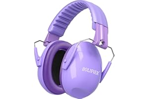 BOLIFIER Kids Ear Defenders for Children,Safety Earmuffs Ear Protectors Noise Reduction Headphone Ear Protection Earmuffs for Boys, Girls, Toddlers & Children Age 3-16 Year Old - 27dB SNR