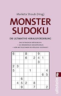 Monster Sudoku Die Ultimative Herausforderung 0 Amazon De Straub Marketa Bucher