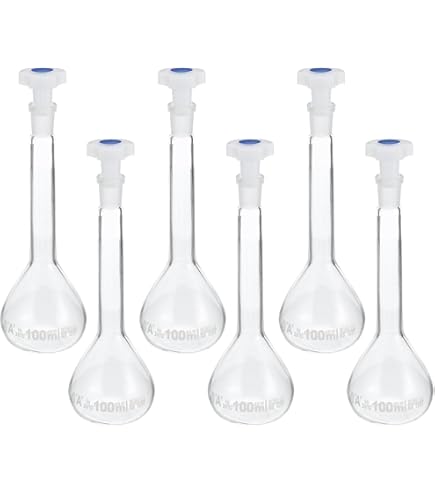 Matraccio Graduato Da 5ml In Vetro Borosilicato - 2 Pezzi Con Tappo, Per Laboratorio, Tolleranza ±0.02ml - Foto 9