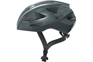 ABUS Macator Casco da ciclismo - Casco da bici sportiva per principianti - Per uomo e donna - Grigio, Taglia L