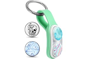 OSDUE Zabawka magnetyczna Fidget, Magnetic Buckle Fidget Toy z 4 Magnetyczną piłką Fidget Magnets Keychain Toy, Magnetyczny Przenośny Naciśnij Wyrzut, zabawki dla dzieci i dorosłych