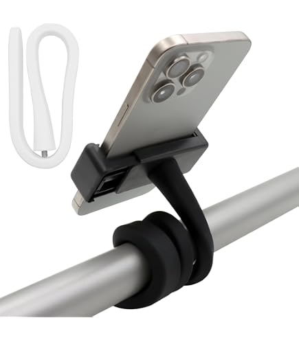 Supporto Per Telefono Da Passeggino Braccio Flessibile 45cm - Clip Universale Per Smartphone 3,5-7,5 Pollici - Mani Libere Per Genitori - 5