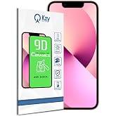 KZY İletişim Apple iPhone 13 Mini ile uyumlu Tam Kaplayan Seramik Nano Esnek Ekran Koruyucu Cam