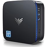 Mini PC Windows 10 Pro, 8Go RAM/128Go SSD Mini Ordinateur de Bureau Processeur Intel Celeron J3455, Quad Core Micro PC 4K, So