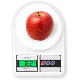 CRAE SF-400 Digital Kitchen Weighing Scale | 10Kg x 1g Precision | 1 year (6+6 months) warranty | Food Scale with LCD Display