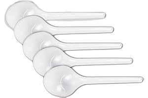 WHITE HINGE 5x Large Slow Release Watering Globes - Automatic Plant Feeder Up To 2 Weeks