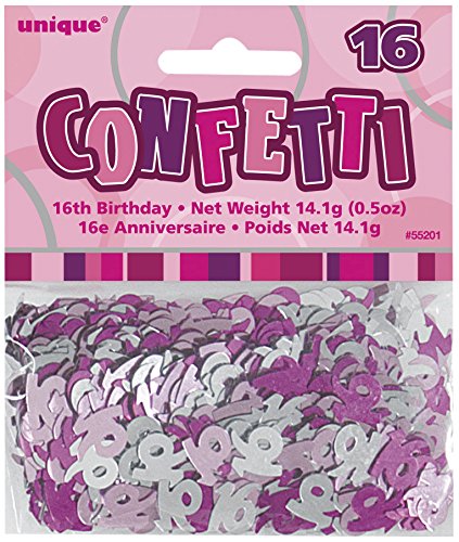 Glitz Folie Geburtstag Konfetti