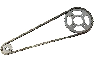 CHINA-PARTS Chain & Sprockets Set for Lexmoto Vixen HT125-8