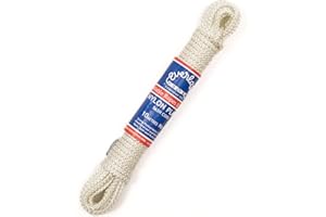Everlasto Plaited Nylon Sash Cord Pulley Line Rope with Strong Nylon Core No.4 (6mm) x 10M