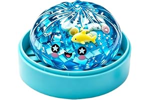 Transparent ocean djur & snäckor klämma dumplings, realistisk simulering squishy med skimmer fyllmedel, söt sensorisk prydnad