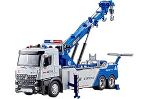 F Fityle Large Alloy Tow Vehicle Toy for Children, Push-Powered Emergency Aid Vehicle Model, Suitable for Ages 3-12, Educational Gift for