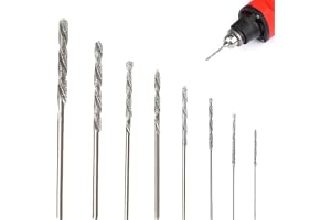 8 stycken diamantborrset, diamantborrar, diamantborrar, storlekar från 0,8 mm till 3,0 mm, exakt diamantborrplattor för glas