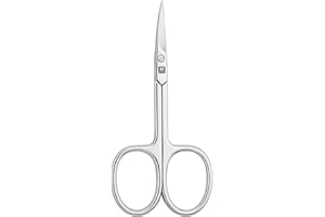 ZWILLING Forbici per cuticole (taglio preciso per i resti di pelle, lama affilata e affusolata, ipoallergeniche), lucide, argento, 90 mm