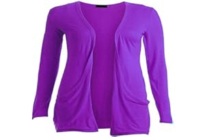 Loxdonz Kids Girls Boyfriend Cardigan Open Front Casual Long Sleeve Fashion Top with Pockets Age 5-13 Years