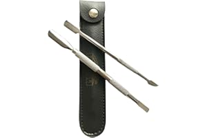 PANTHER SURGICAL Acciaio inossidabile professionale e personale uso doppia testa cuticola spingi unghie UV ottenere smalto raschietto rimozione sporco strumenti per manicure pedicure Nail Art Pusher