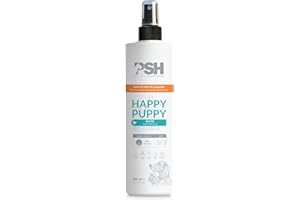 PSH PET SKIN HEALTHCARE PSH Happy Puppy Lotion - Lotion Hydratante et Nutritive pour Chiens et Chats - Brume pour Chiots - Renforce la Fibre Capillaire avec Biotine et Vitamine B5 - sans Rinçage - 300 ML