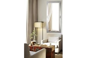 Barcelona Trading Marco Antique SILVER Ornate Full Length Floor Leaner Wall Mirror 63" x 29" XL