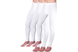 HERMKO 3540 Herren Lange Unterhosen mit Eingriff 3er Pack (Weitere Farben) Bio-Baumwolle