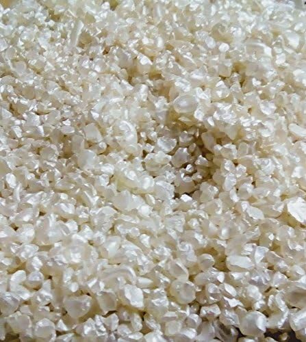 500g Coloured Glass Gravel Mother of Pearl 2-4mm Home Garden Craft and Wedding Vases or Tables