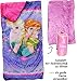 Produktbild Unbekannt 2 in 1 : Schlafsack & XL Decke - 150 cm -  Disney Frozen - die Eiskönigin  - komplett aufklappbar - Kinder sehr leicht - Kinderschlafsack / für Mädchen auch..