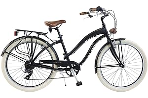 Via Veneto by Canellini Bicicletta Bici Citybike CTB Donna Vintage American Cruiser Retro Via Veneto Alluminio Nero Opaco