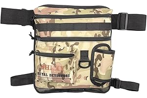 shrxy Garden Metal Detecting Finds Bag Detector Pouch Multi-Purpose Digger Tools Bag Waist Pack (Jungle)