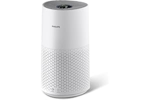 ‎PHILIPS Philips Luftreiniger Smart 1000 Serie - Reinigt Räume bis zu 78 m² - Entfernt 99,97 Prozent der Pollen, Staub und Rauch - Ultraleise und niedriger Energieverbrauch - AC1711/10, Weiß