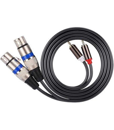 Cable Matters Dual RCA To XLR Cable 6ft - Unbalanced Audio Interconnect Converter Cable