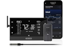 AC Infinity Controller AI+ with CO2 Sensor Bundle – AI-Powered Learning, CO2 Data Tracking for Gardens & Grow Tents, Temp, Humidity, & VPD Monitoring for Dynamic Level Adjusting, Bluetooth & WiFi App