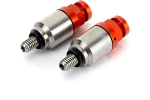 T | TARAZON TARAZON M4 x 0.7 Válvulas purgadoras de aire para Gas Gas para Husqvarna para Beta Marzocchi forks, Naranja