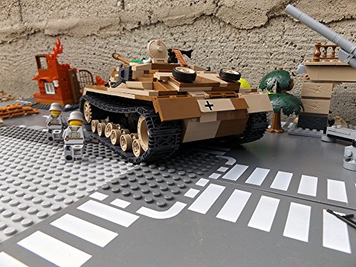 Modbrix 2465 – ✠ Bausteine Jagd Panzer STURMGESCHÜTZ III AUSF. G Panzer inkl. custom Wehrmacht Soldaten aus original Lego© Teilen ✠ - 7