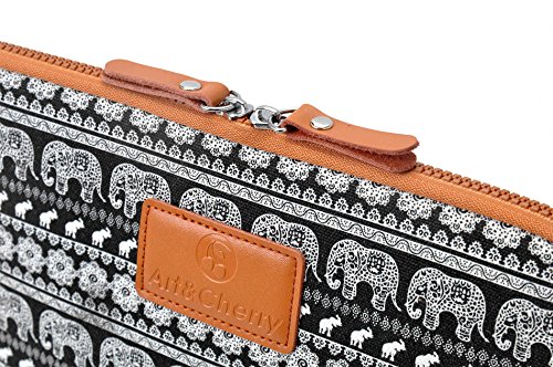 art cherry    17-17 4  Universal Notebook   Laptop Schutzh  lle   H  lle   Tasche aus feinstem Canvas-Gewebe 17Zoll z B  Lenovo IdeaPad   HP Pavilion 