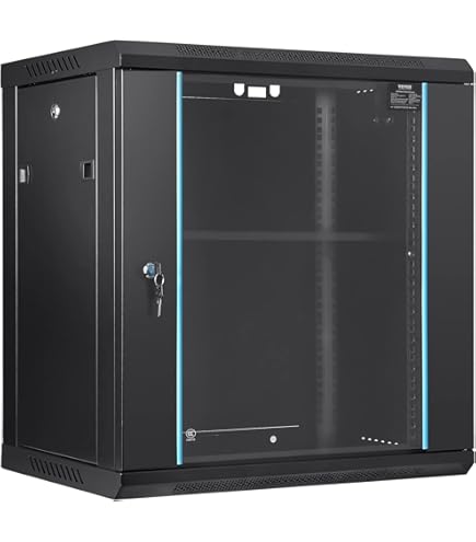 NavePoint Rack A Telaio Aperto 15U 19" Per Server IT E AV: Autoportante O Da Parete Con Anta Battente