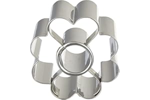 Paderno Stampo Canestrello Festonato, Stampo per Canestrelli, Tagliapasta per Biscotti in Acciaio Inox,