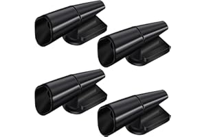 XYQMLY 4 Pcs Deer Whistles Wildlife Warning, Wind Activated Deer Warning Device for Car, Vehicle, Motorcycle, Car Exterior Accessories for Deer Repellent Device, Reduce Collision Wildlife, Black