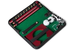 Froster Set da Golf per Ufficio, con Custodia da Viaggio, Golf Mazza Putter, 2 Palline, Buca, per il Putting al Chiuso