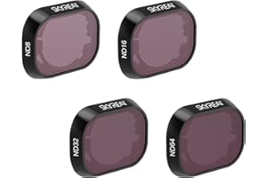 Skyreat Mini 4 Pro ND Filter,Neutral Density Filter Camera Lens 4Pack Filters Set Compatible for DJI Mini 4 Pro Accessories (ND8 ND16 ND32 ND64) - (Plastic Version)