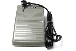 EVERNICE Foot Control for Computerised Sewing Machines - 1 Pin Pedal Janome Elna Brother