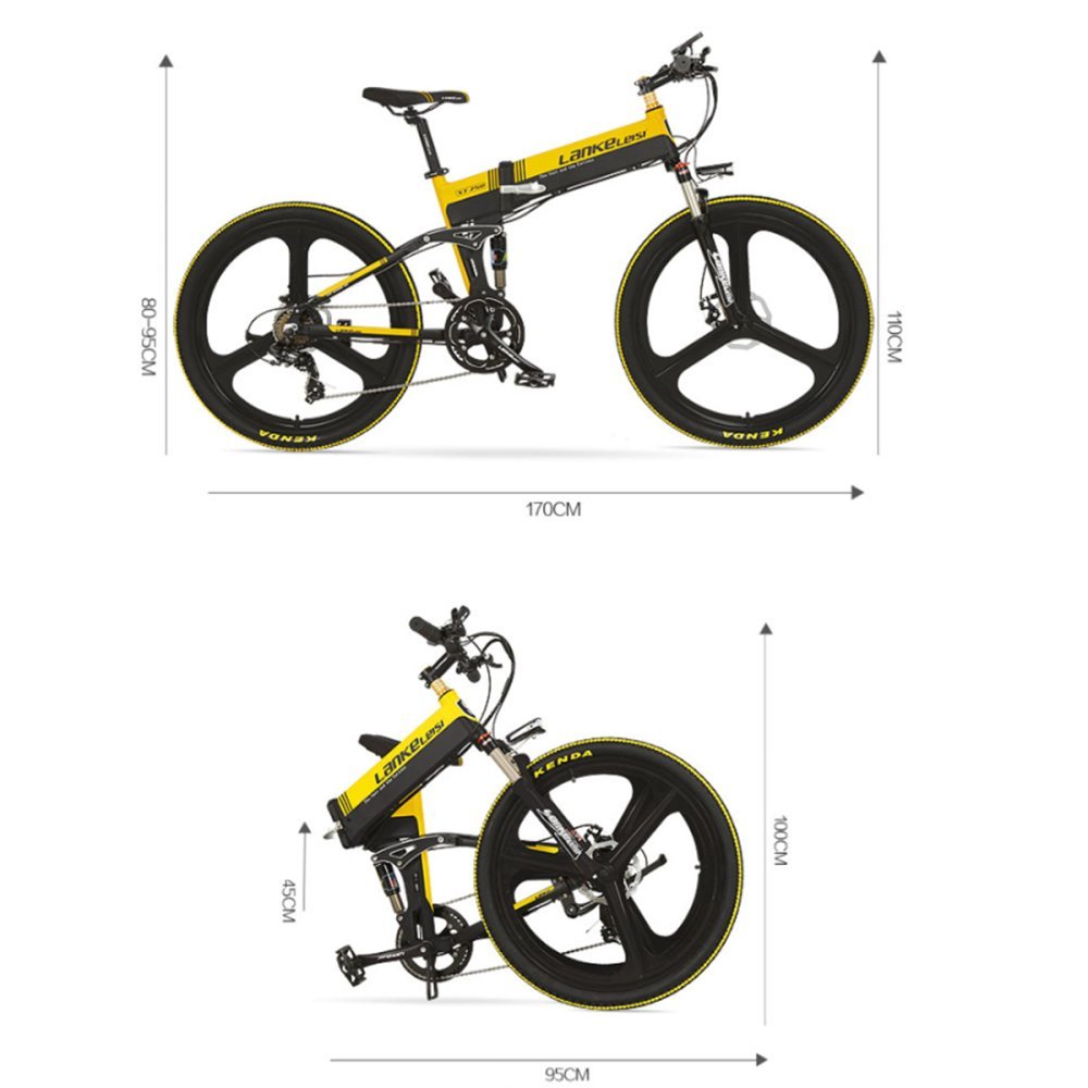 bicicletta elettrica pieghevole leggera su ebay