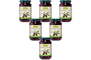 ZEELEC Rapunzel - Oliven Kalamata violett mit Stein in Lake - 0,355 kg - 6er Pack