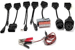 ACLONG 8tlg PKW Kabelset OBD OBD2 Diagnoseadapter Diagnosegerät Diagnose Adapter Kabelsatz für TCS CDP Pro Delphi CDP+ DS150Er Diagnostic Scanner